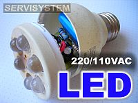 Lmparas LED 220/110VAC